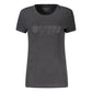 Guess Jeans Black Cotton Tops & T-Shirt