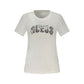 Guess Jeans White Cotton Tops & T-Shirt