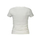 Guess Jeans White Spandex Tops & T-Shirt