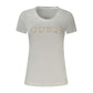 Guess Jeans White Cotton Tops & T-Shirt