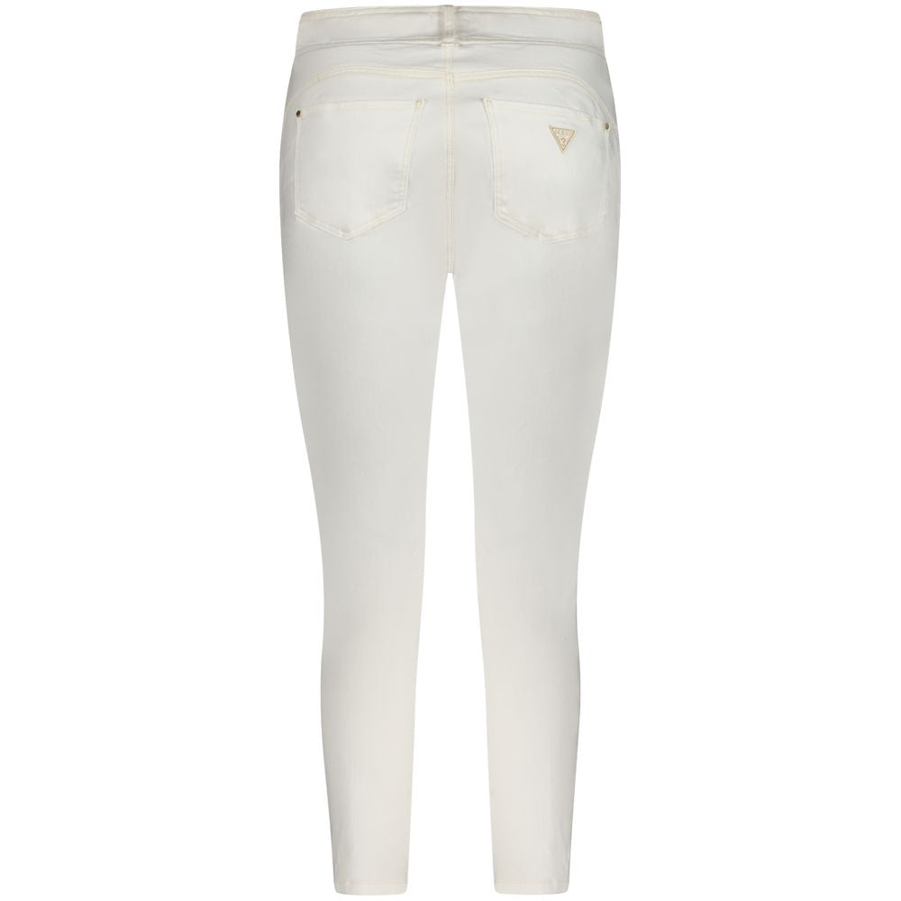 Guess Jeans White Cotton Jeans & Pant