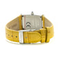 Chronotech Yellow Leather Watch