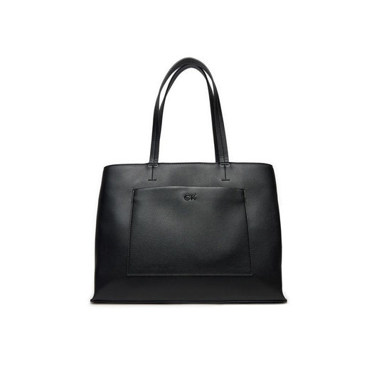 Calvin Klein Black Polyethylene Handbag