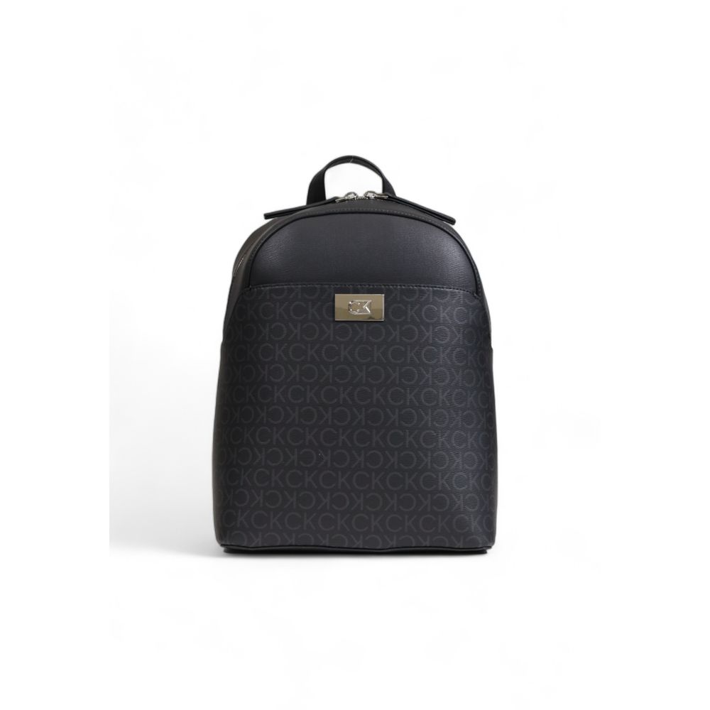 Calvin Klein Black Recycled Polyester Backpack