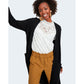 Vila Clothes Black Viscose Cardigan