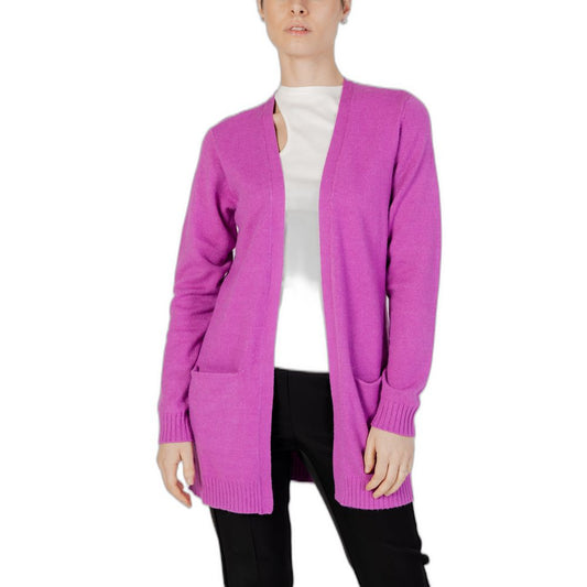 Vila Clothes Multicolor Polyester Cardigan