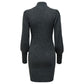 Only Gray Viscose Dress