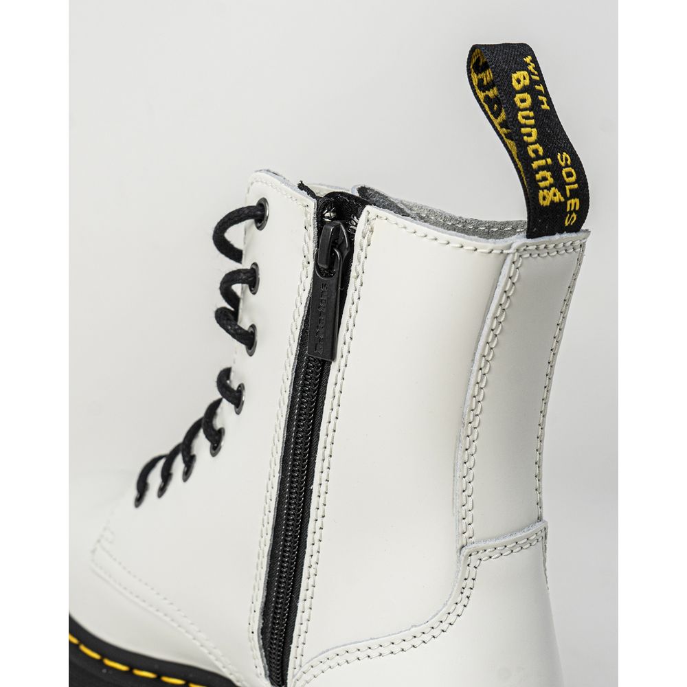 Dr. Martens White Leather Boot