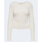 Only Cream Nylon Sweater