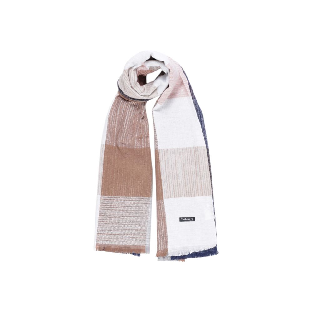 Sandro Ferrone White Viscose Scarf