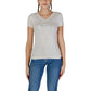 Guess Cream Cotton Tops & T-Shirt