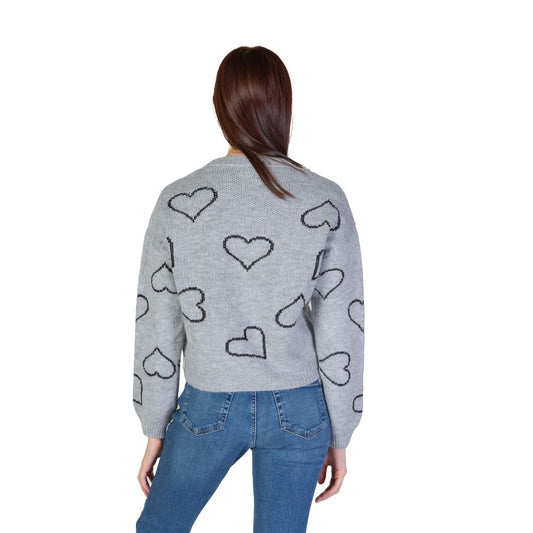 Only Gray Acrylic Sweater