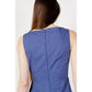 Sandro Ferrone Blue Cotton Dress