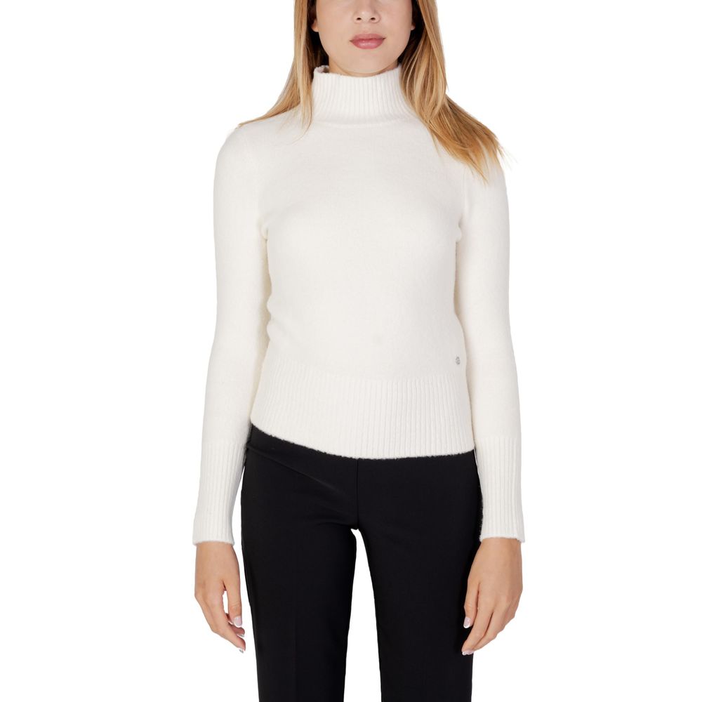 Guess White Polyamide Sweater