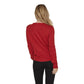 Vila Clothes Red Acrylic Sweater