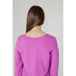 Vila Clothes Pink Viscose Sweater