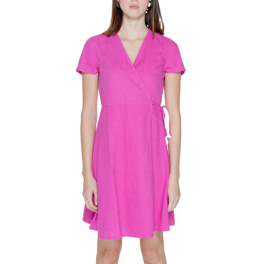 Only Multicolor Linen Dress