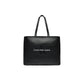 Calvin Klein Jeans Black And White Polyethylene Handbag