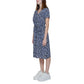 Street One Blue Viscose Dress