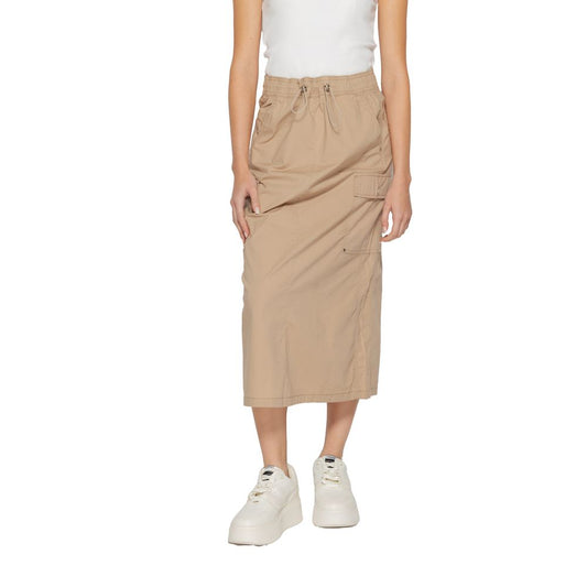 Street One Beige Cotton Skirt