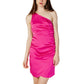 Vila Clothes Pink Polyester Dress