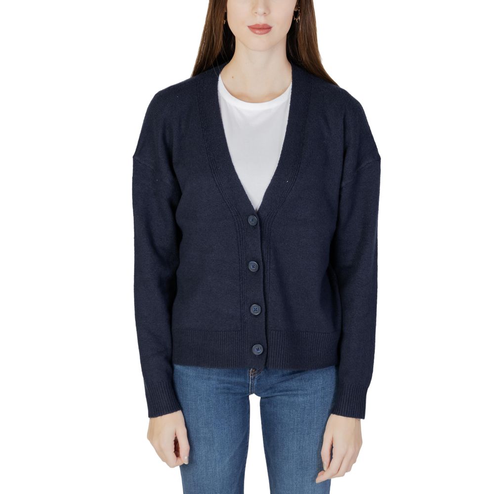 Street One Blue Cotton Cardigan