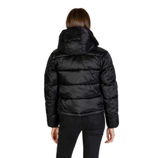 Calvin Klein Jeans Black Nylon Jackets & Coat