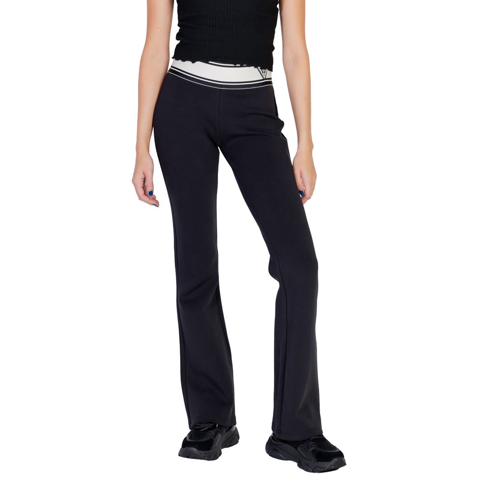 Guess Active Black Cotton Jeans & Pant