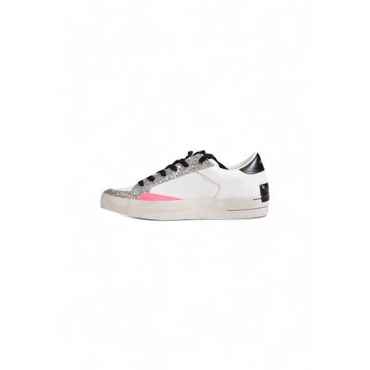 Crime London White Leather Sneaker