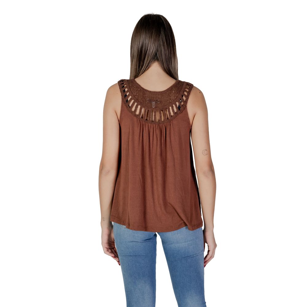 B.Young Brown Viscose Tops & T-Shirt