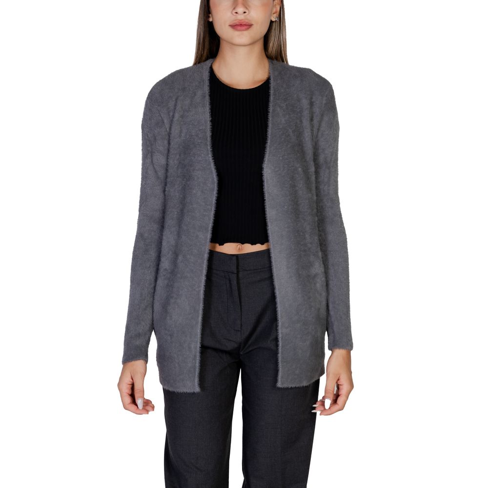 Morgan De Toi Gray Polyamide Cardigan