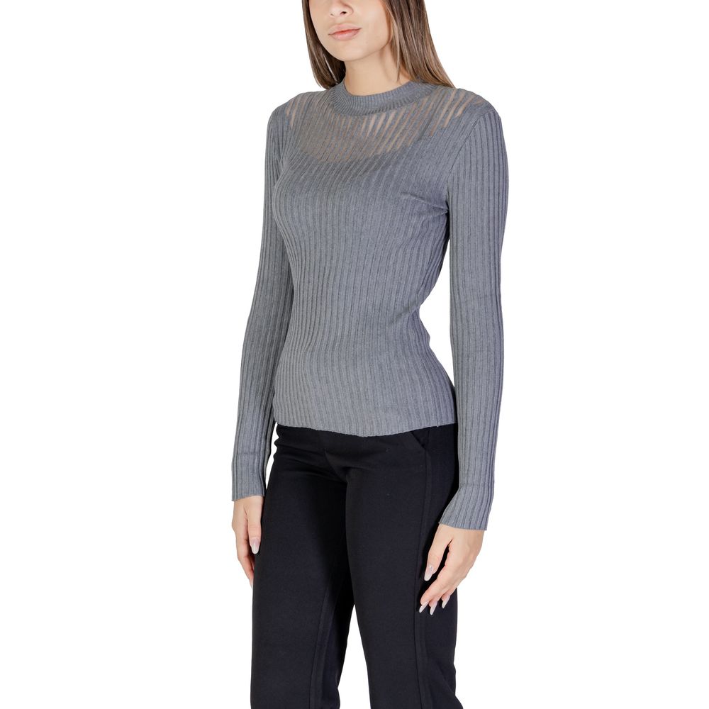 Morgan De Toi Gray Viscose Tops & T-Shirt