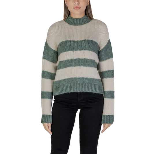 Jacqueline De Yong Green Acrylic Sweater