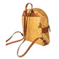 Alviero Martini Prima Classe Beige Leather Backpack