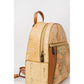 Alviero Martini Prima Classe Beige Cotton Backpack