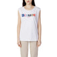 Blauer White Cotton Tops & T-Shirt