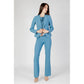 Rinascimento Turquoise Polyester Suits & Blazer