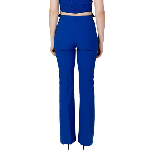 Rinascimento Blue Polyester Jeans & Pant