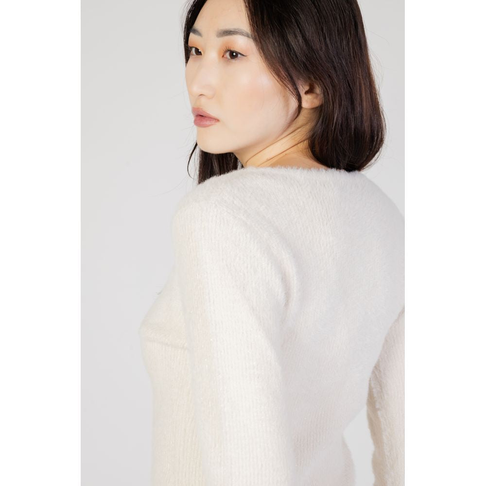 Morgan De Toi Cream Polyamide Sweater