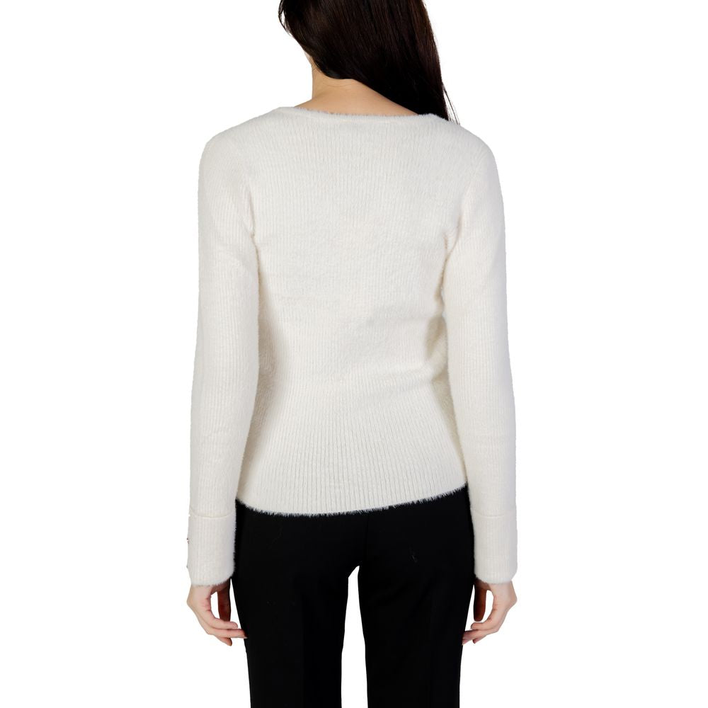 Morgan De Toi Cream Polyamide Sweater