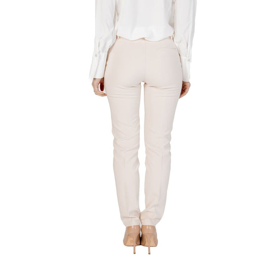 Rinascimento Beige Polyester Jeans & Pant