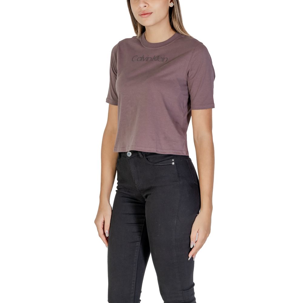 Calvin Klein Sport Purple Cotton Tops & T-Shirt