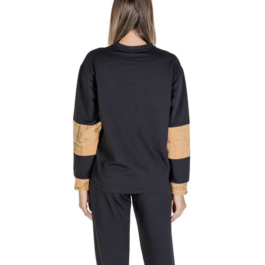 Alviero Martini Prima Classe Black Cotton Sweater