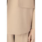 Sandro Ferrone Beige Polyester Suits & Blazer