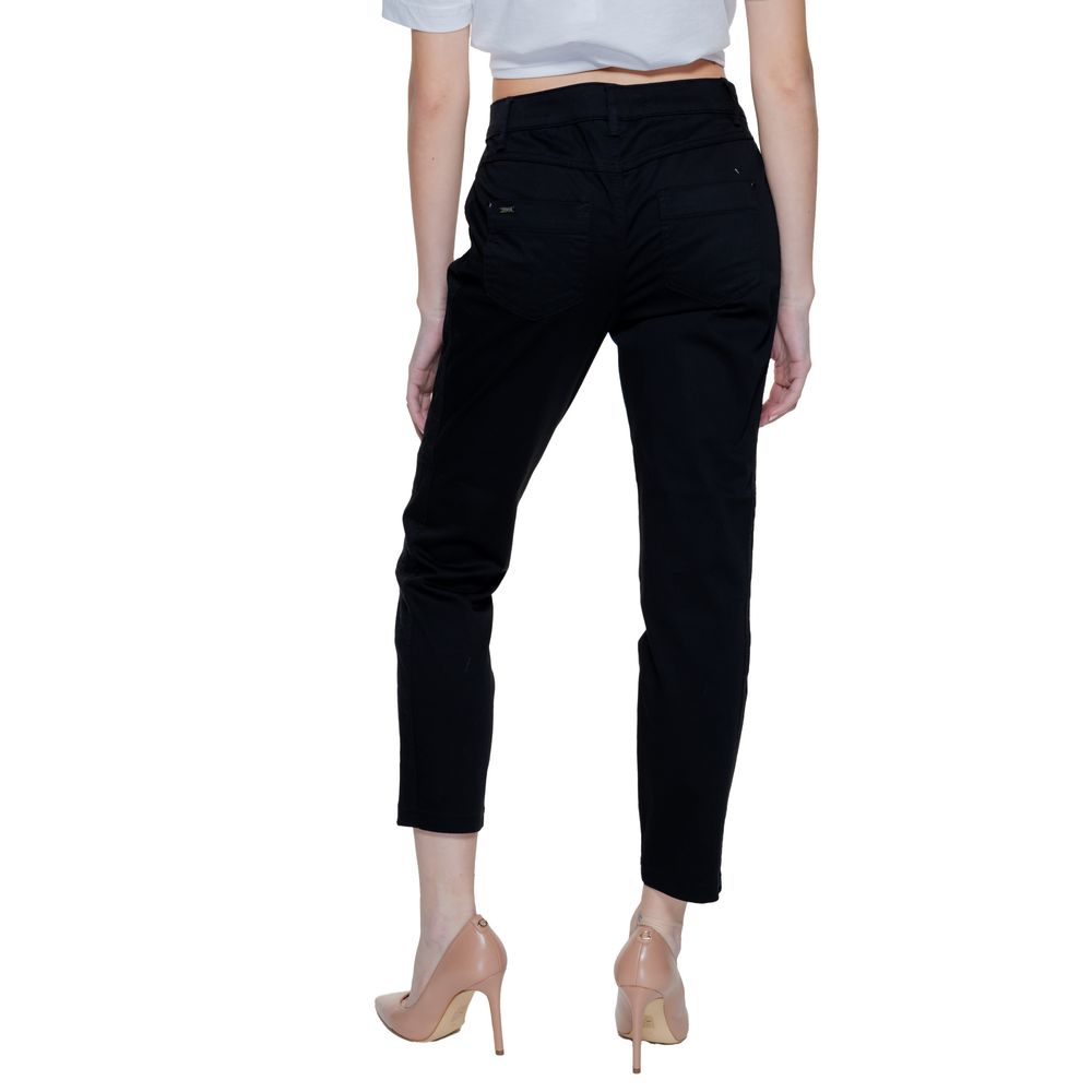 Street One Black Cotton Jeans & Pant