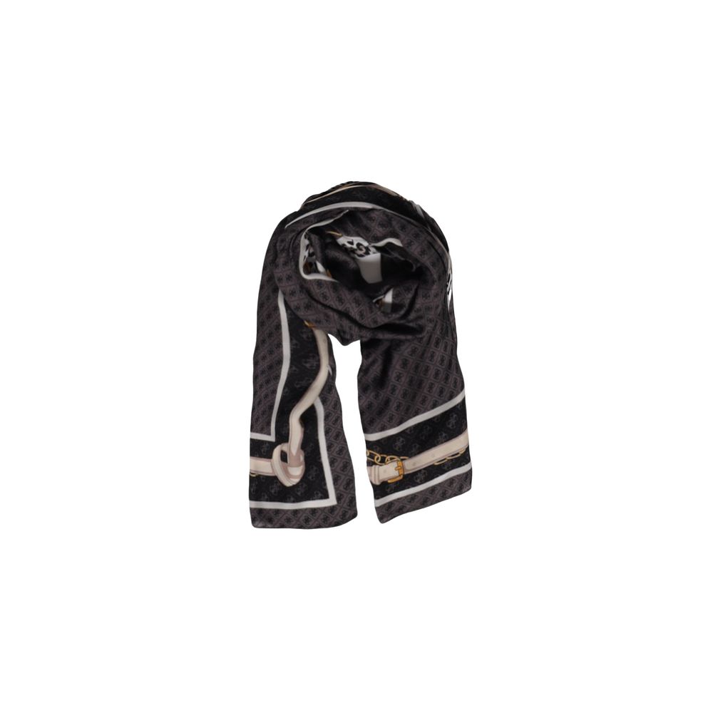 Guess Gray Viscose Scarf