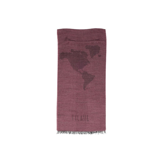 Alviero Martini Prima Classe Pink Polyacrylic Scarf