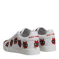 Dolce & Gabbana White Devil Face Portofino Sneakers Shoes