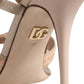 Dolce & Gabbana Beige Keira Slingback Heels Sandals Shoes