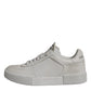 Dolce & Gabbana White Miami Leather Low Top Sneakers Shoes